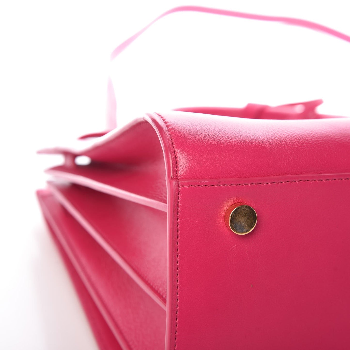 Calfskin Small Sac De Jour Lipstick Fuchsia