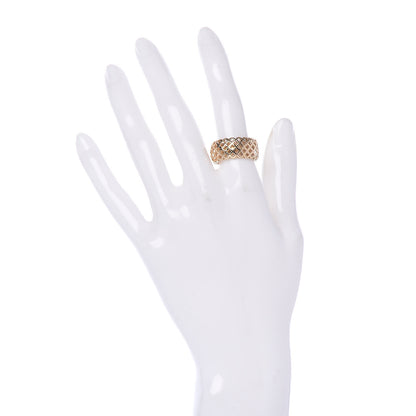 Gucci 18K Yellow Gold Diamantissima Ring 54 7 2 of 4