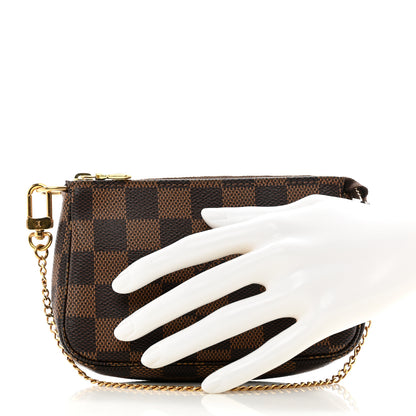 Louis Vuitton Damier Ebene Mini Pochette Accessories 2 of 7