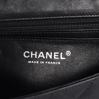Chanel Crumpled Calfskin Quilted Mini Rectangular Flap So Black 6 of 8