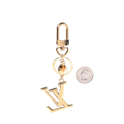 Louis Vuitton LV Facettes Bag Charm Key Holder Gold 2 of 3