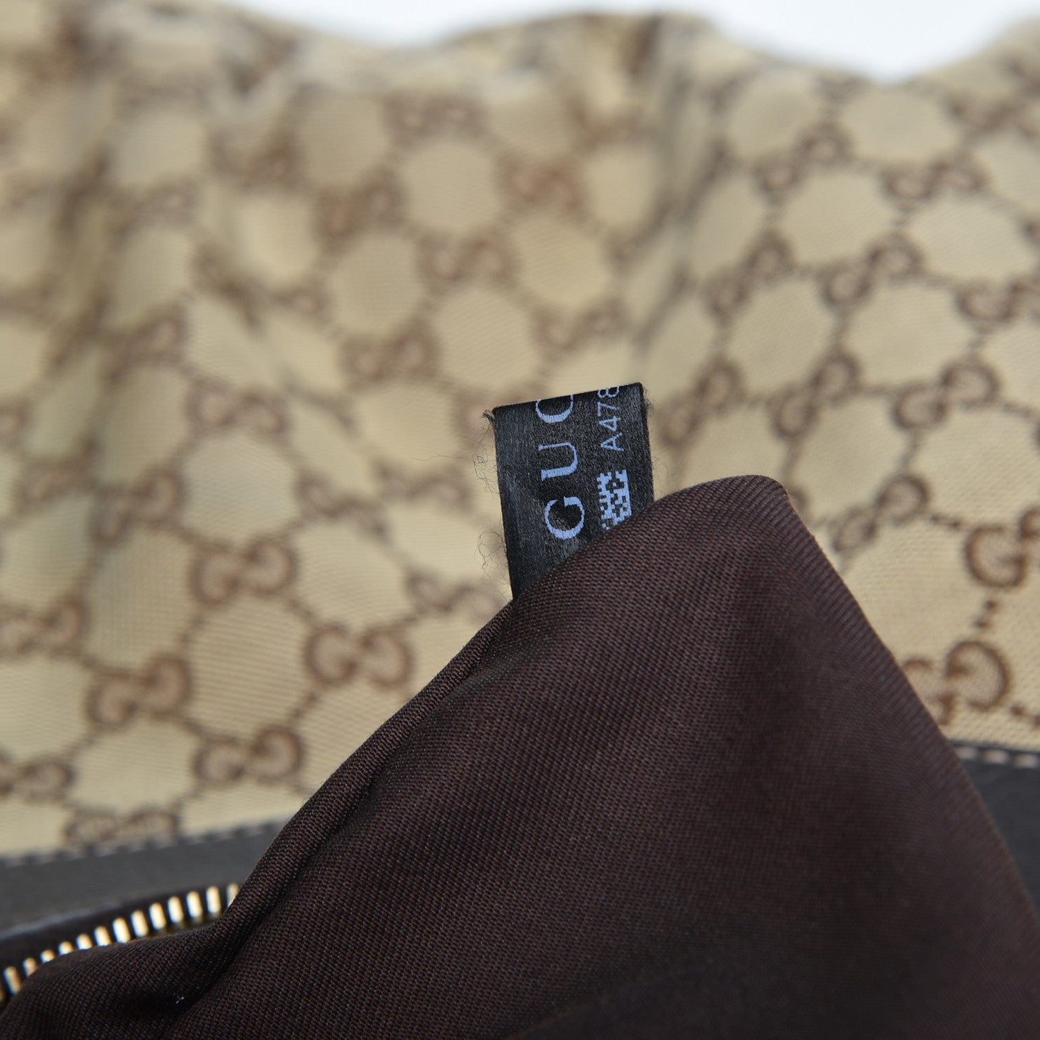 Gucci Monogram Large D Ring Hobo Dark Brown 8 of 10
