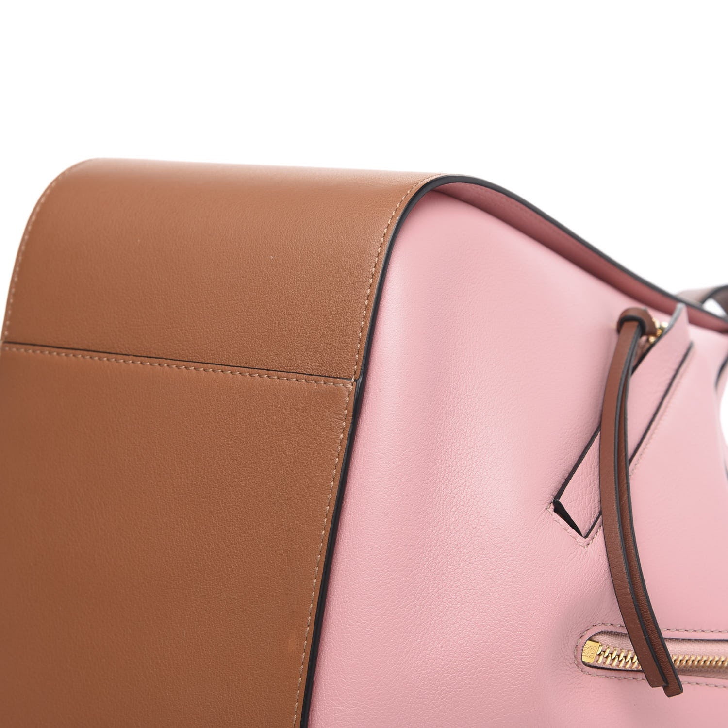 Loewe Calfskin Small Hammock Shoulder Bag Pastel Pink Tan 8 of 10