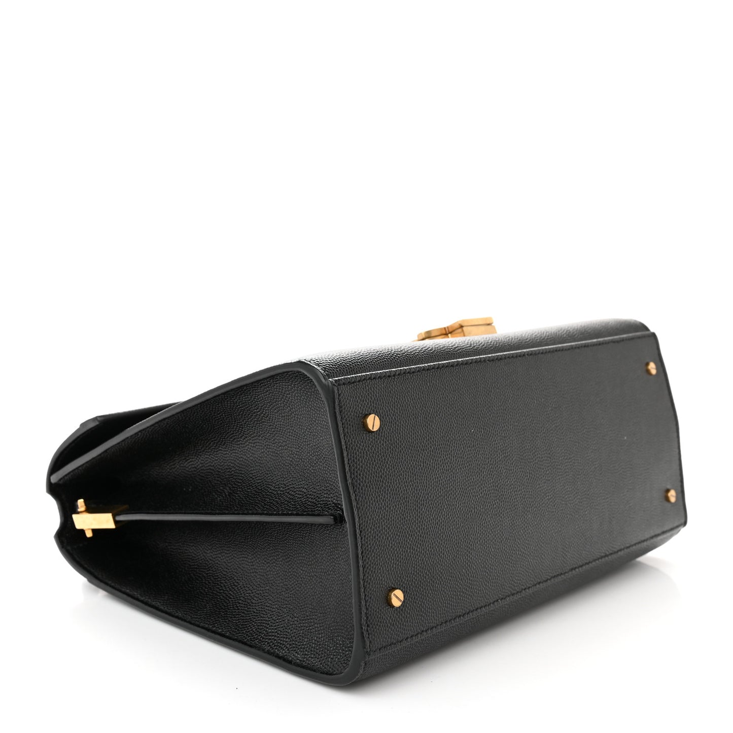 Grain de Poudre Medium Classic Monogram Cassandra Top Handle Black