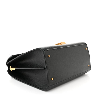 Saint Laurent Grain de Poudre Medium Classic Monogram Cassandra Top Handle Black 4 of 10
