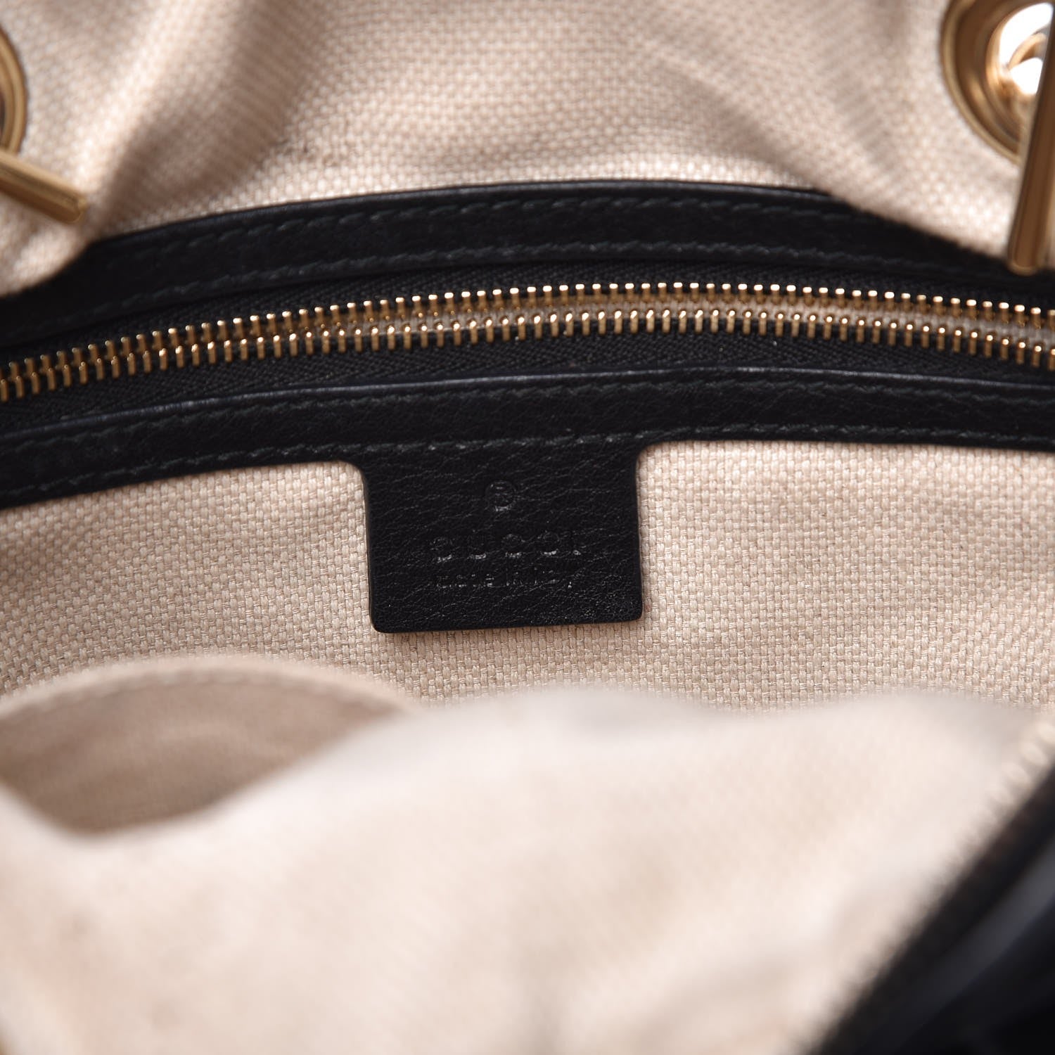 Gucci Pebbled Calfskin Small Soho Bowler Black 9 of 10