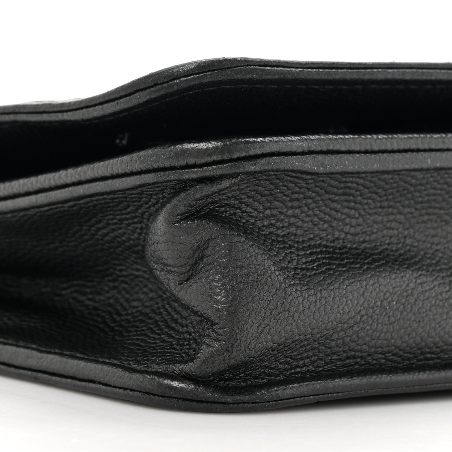 Caviar Quilted Boy Wallet On Chain WOC So Black