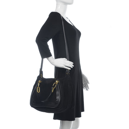 Chloe Suede Calfskin Small Paraty Black 2 of 16