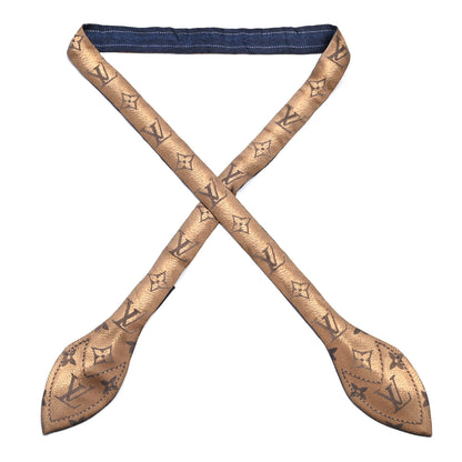 Louis Vuitton Silk Monogram Bandeau 3D Beige 1 of 4