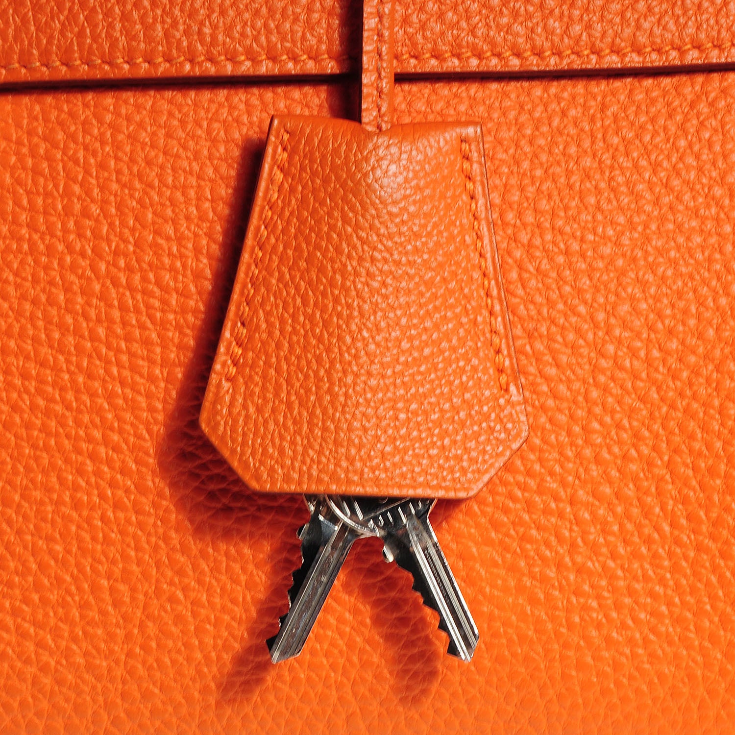 Hermes Togo Shoulder Kelly 40 Orange 8 of 21