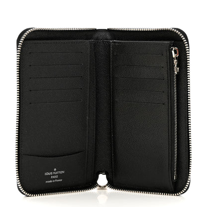 Louis Vuitton Epi Zippy Compact Wallet Black 5 of 6