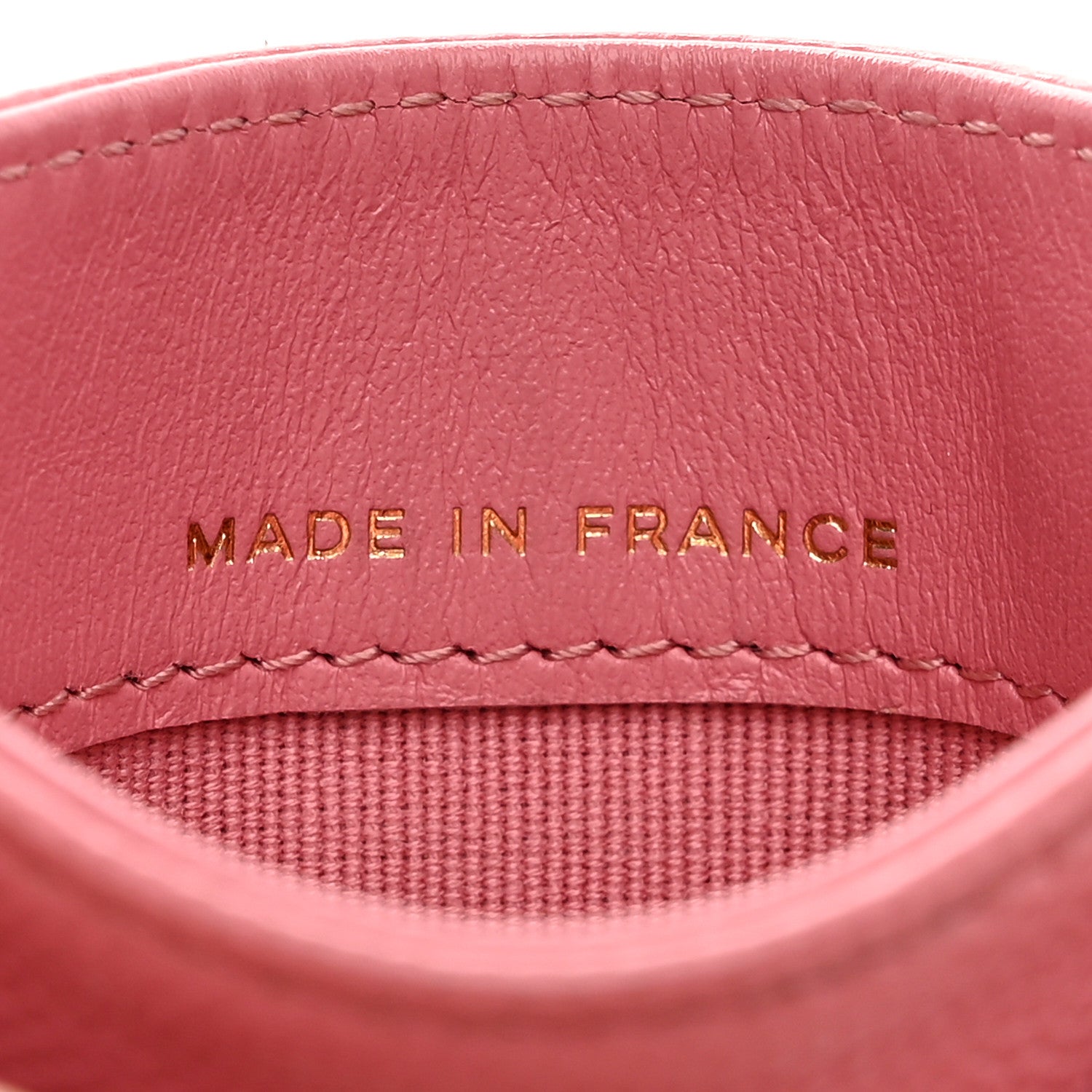 Chanel Caviar Quilted Card Holder Pink 7 of 13