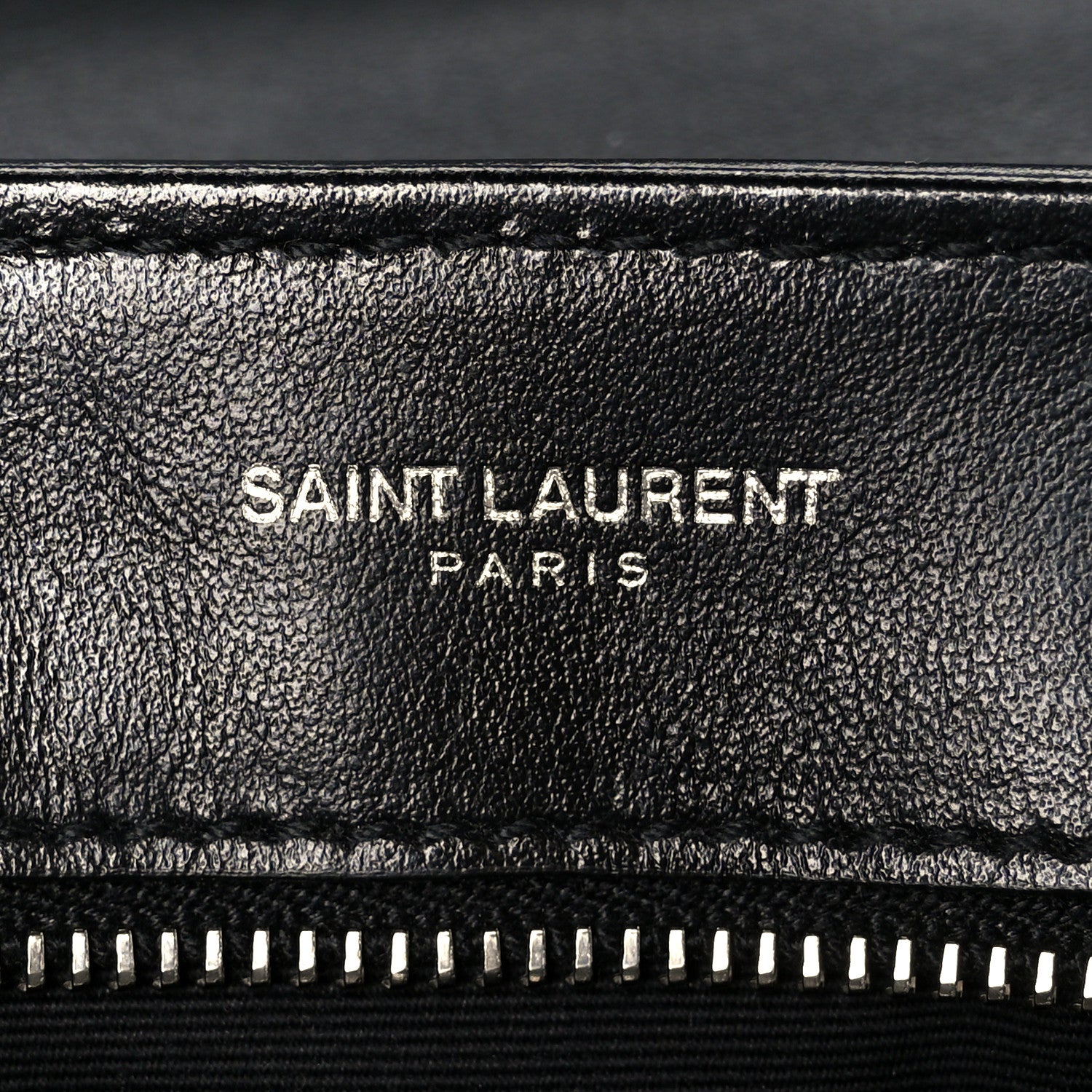 Saint Laurent Calfskin Y Quilted Monogram Toy Loulou Crossbody Bag Black 6 of 11