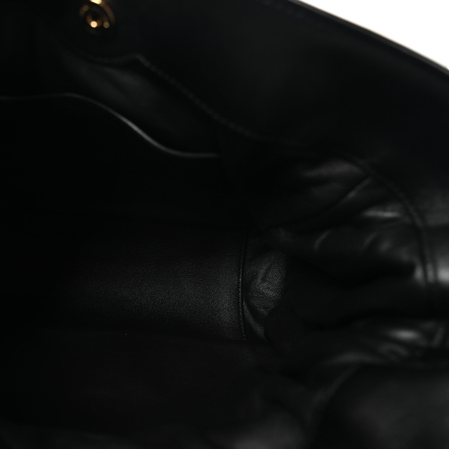 Saint Laurent Lambskin Matelasse Monogram Medium Jamie Shoulder Pouch Bag Black 5 of 9