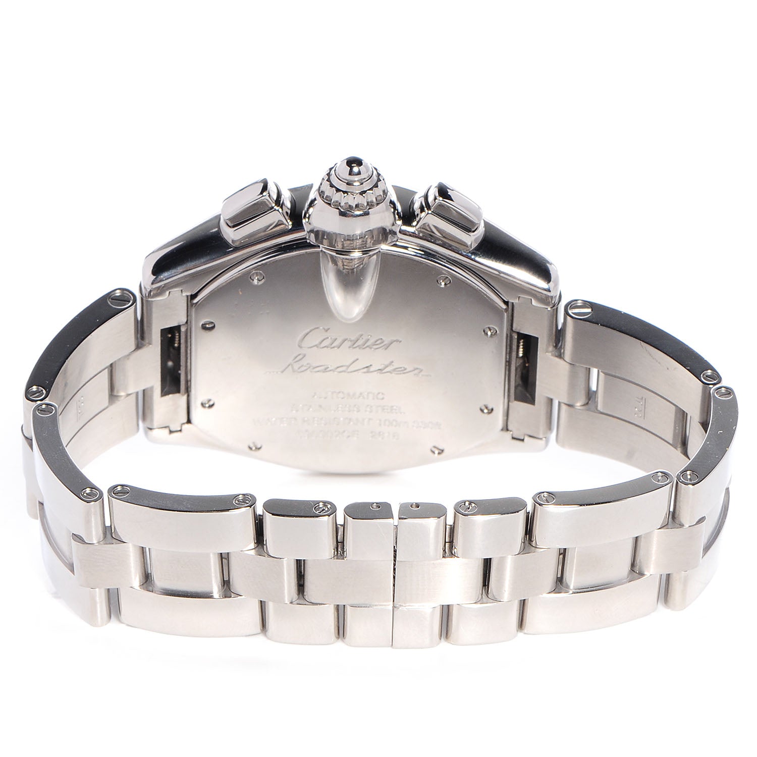 Cartier Stainless Steel 42mm Roadster Chronograph Automatic Watch Black 4 of 7