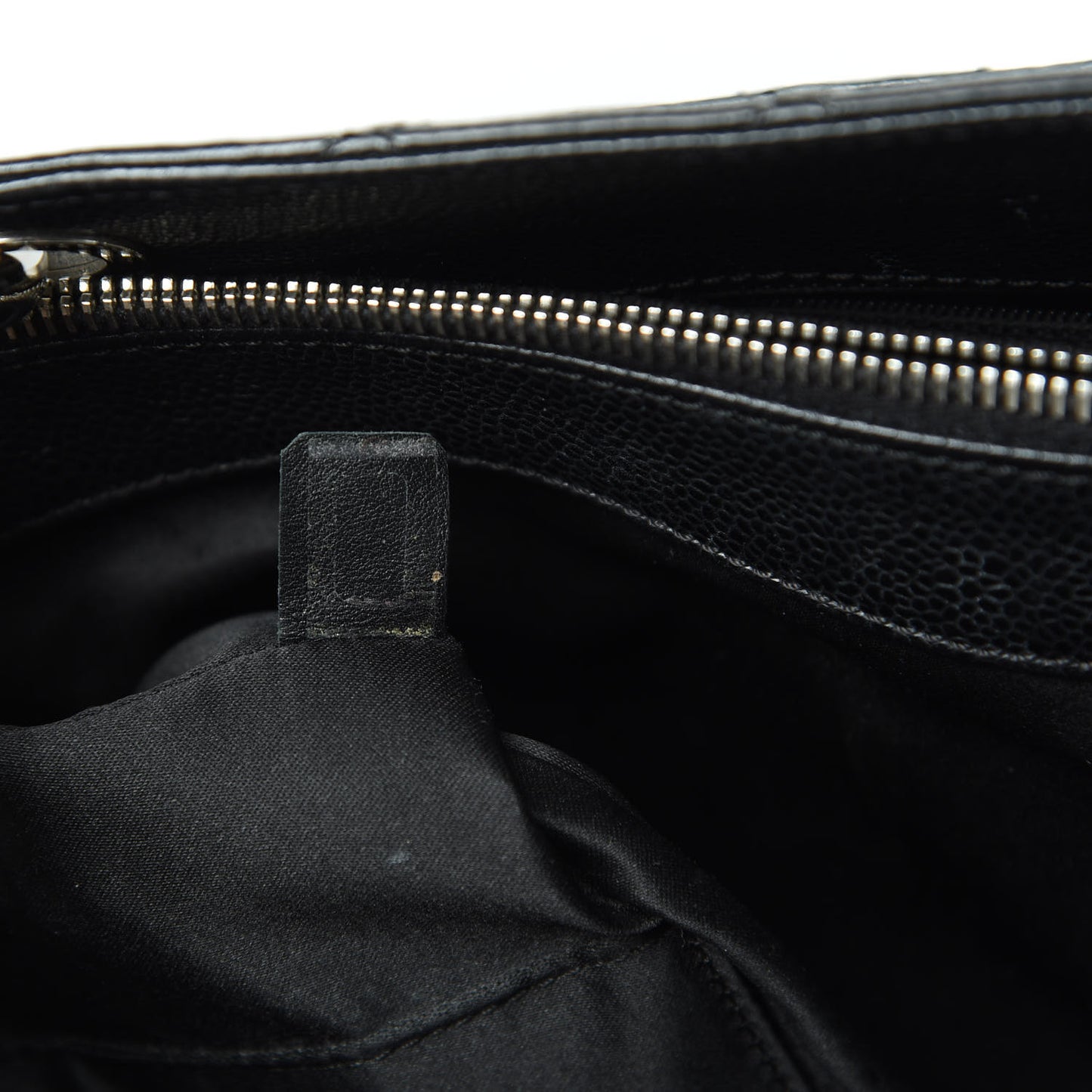 Caviar Quilted Grand Shopping Tote GST Black