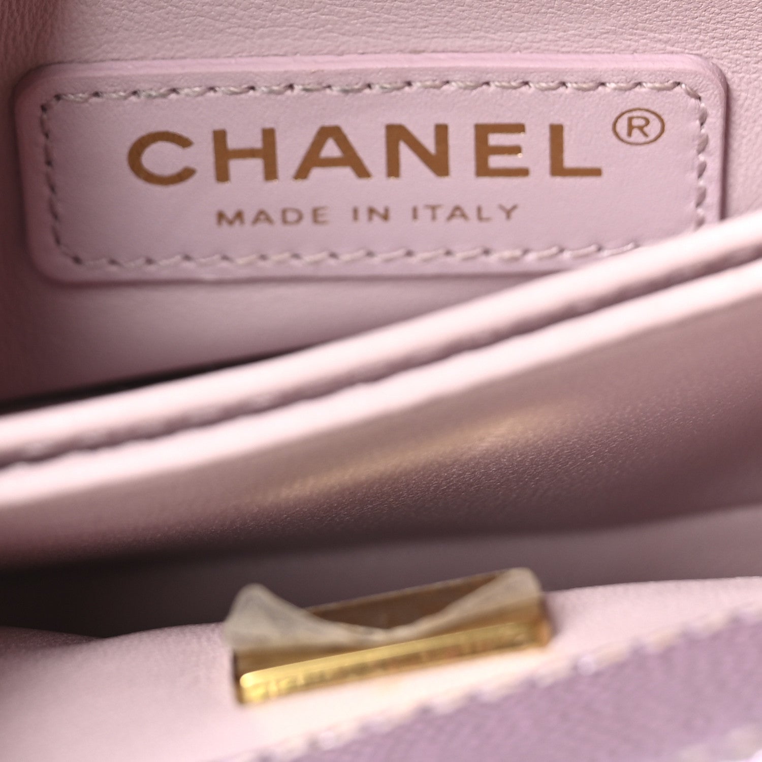 Chanel Iridescent Caviar Quilted Extra Mini Coco Handle Flap Light Pink 6 of 11