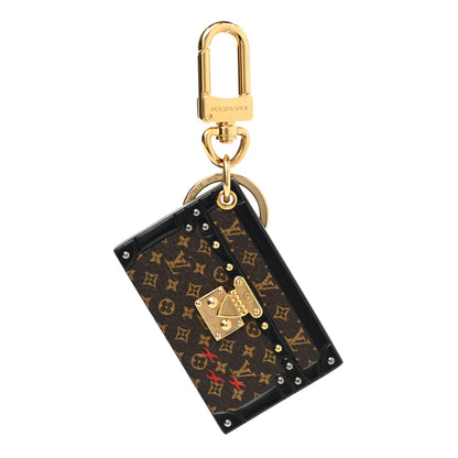 Louis Vuitton Petite Malle Bag Charm Key Holder Brown 1 of 5