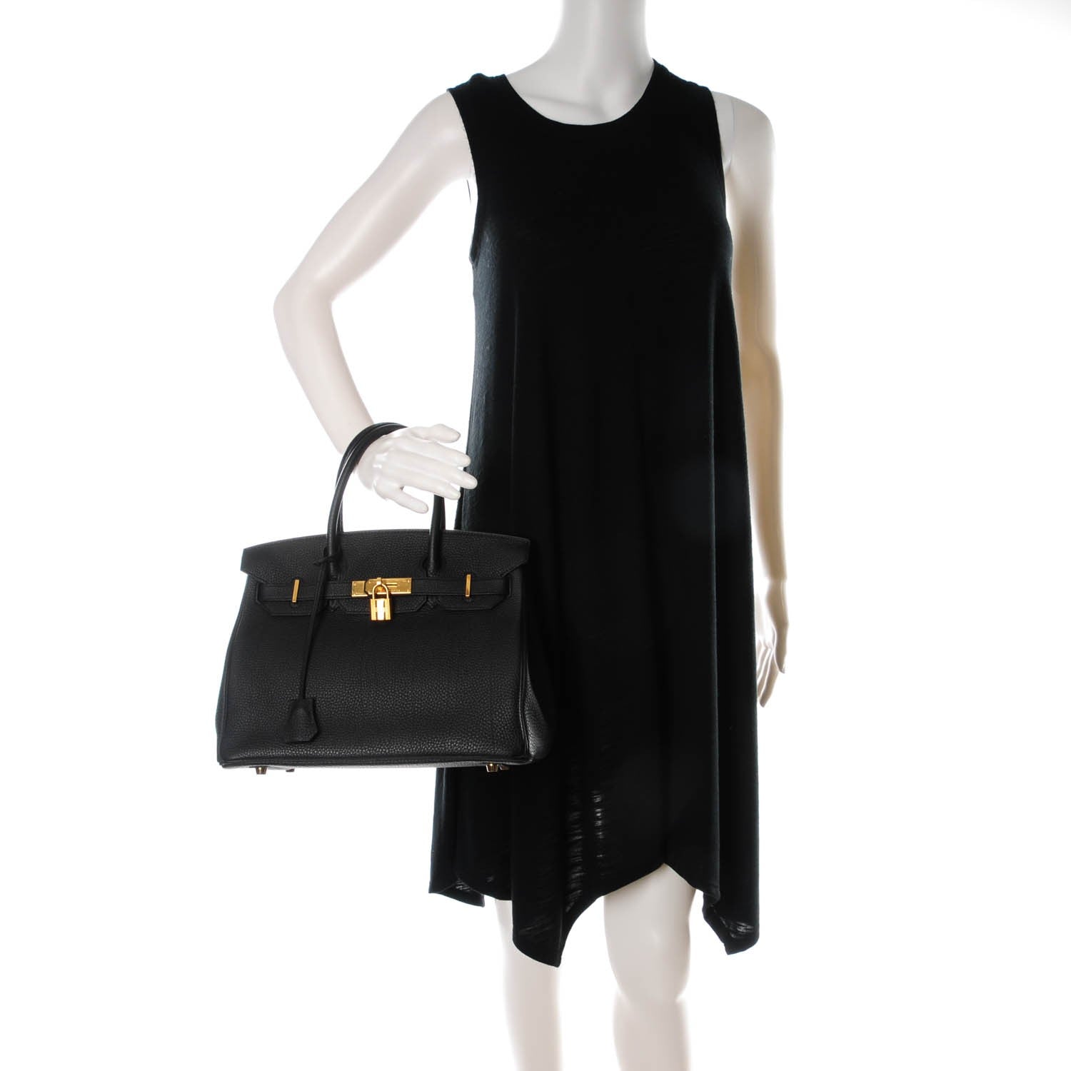 Hermes Togo Birkin 30 Black 2 of 22