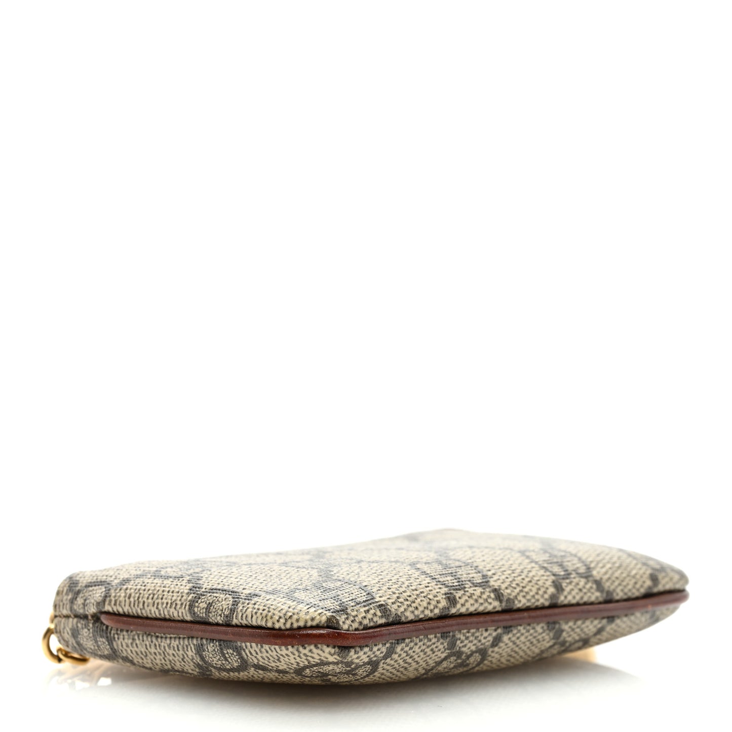 GG Supreme Monogram Key Case Brown