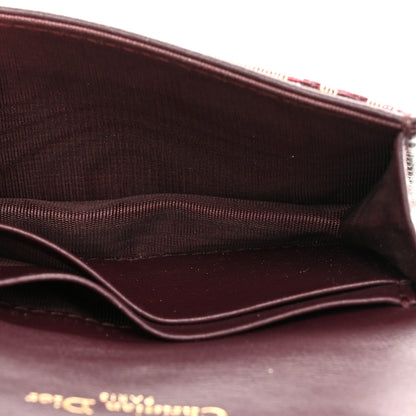 Christian Dior Oblique Saddle Card Holder Bordeaux 5 of 8