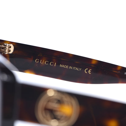 Gucci Acetate Sunglasses GG0327S Tortoise 6 of 9