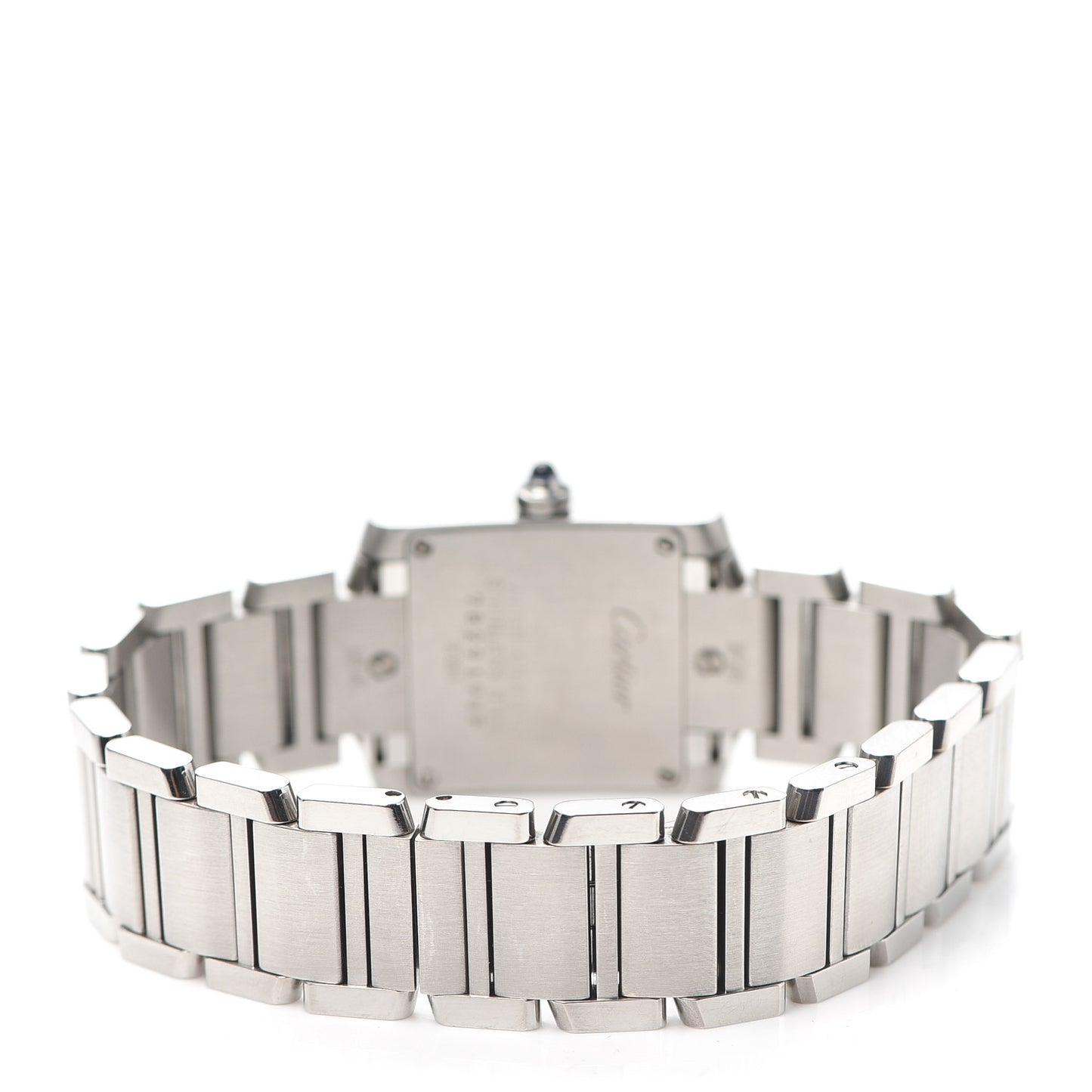 Stainless Steel 20mm Tank Francaise Quartz Watch