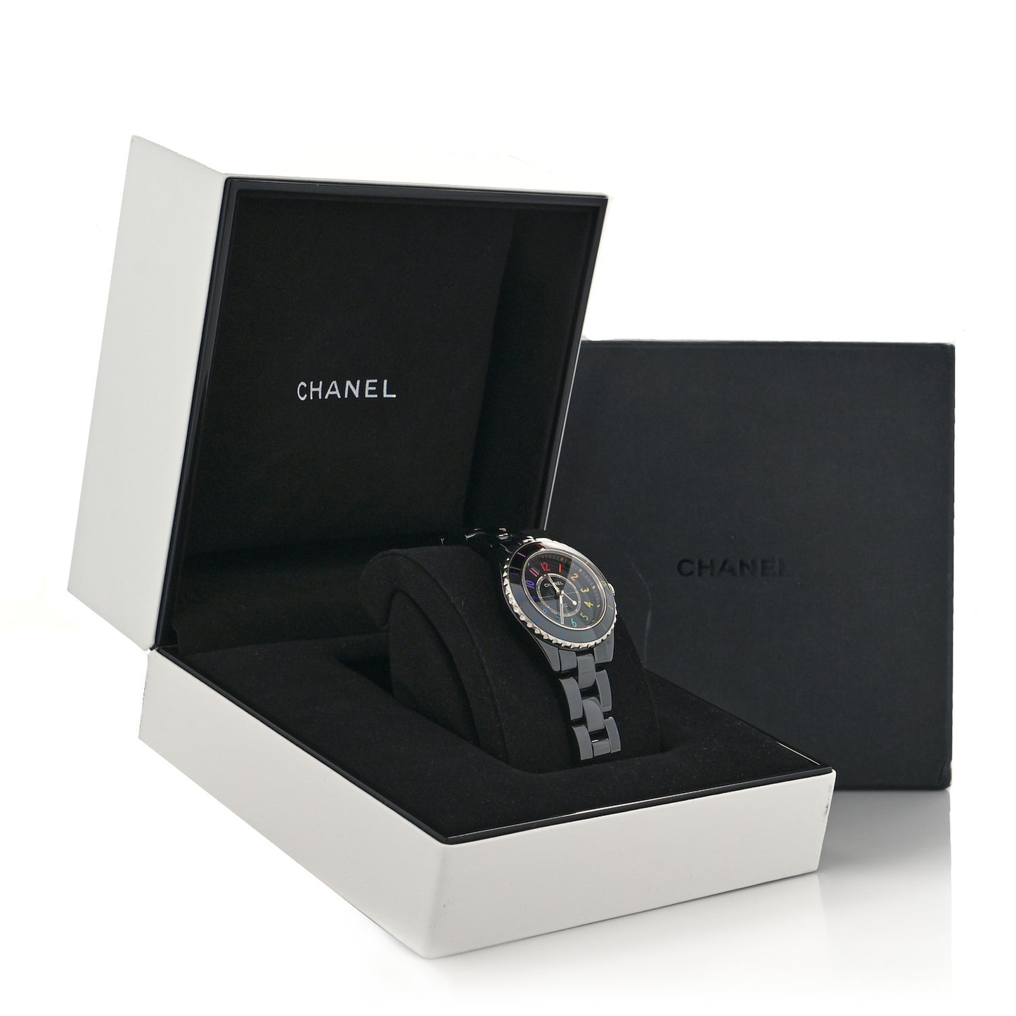 Stainless Steel Ceramic 33mm J12 Electro Quartz Watch Black