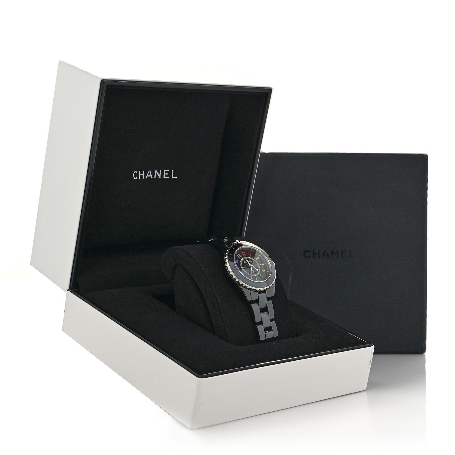 Chanel Stainless Steel Ceramic 33mm J12 Electro Quartz Watch Black 5 of 5
