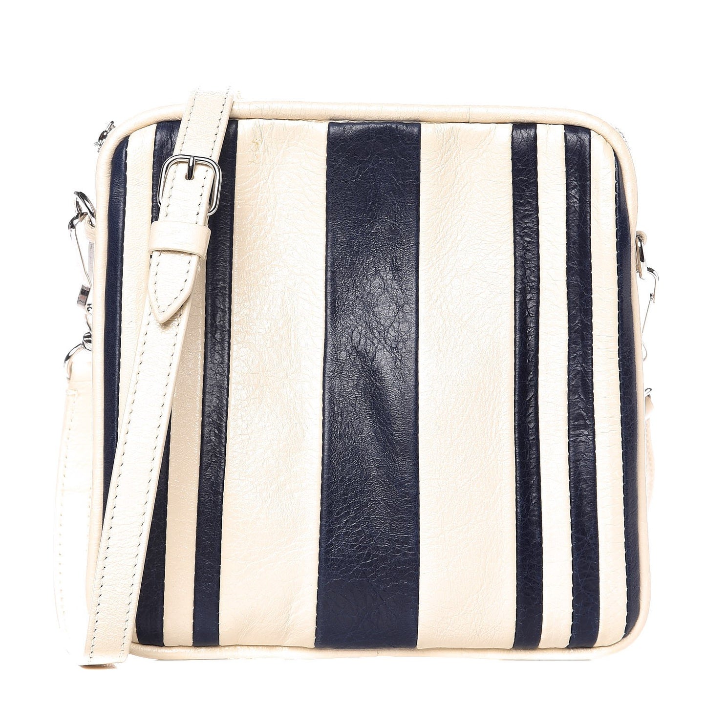 Agneau XS Cushion Square Crossbody Beige Night Bleu