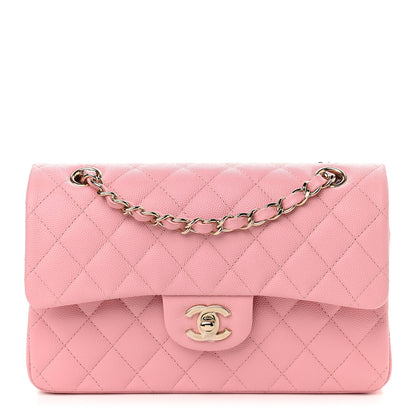 Chanel Caviar Quilted Small Double Flap Pink 1 of 11