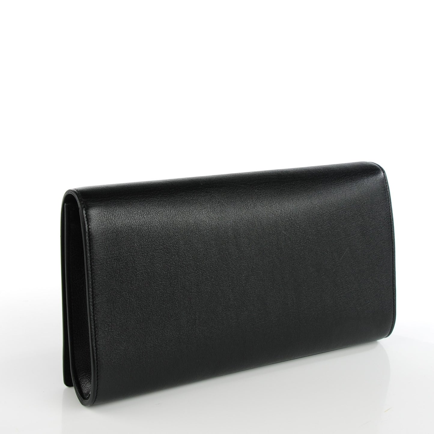 Calfskin Monogram Large Belle De Jour Clutch Black