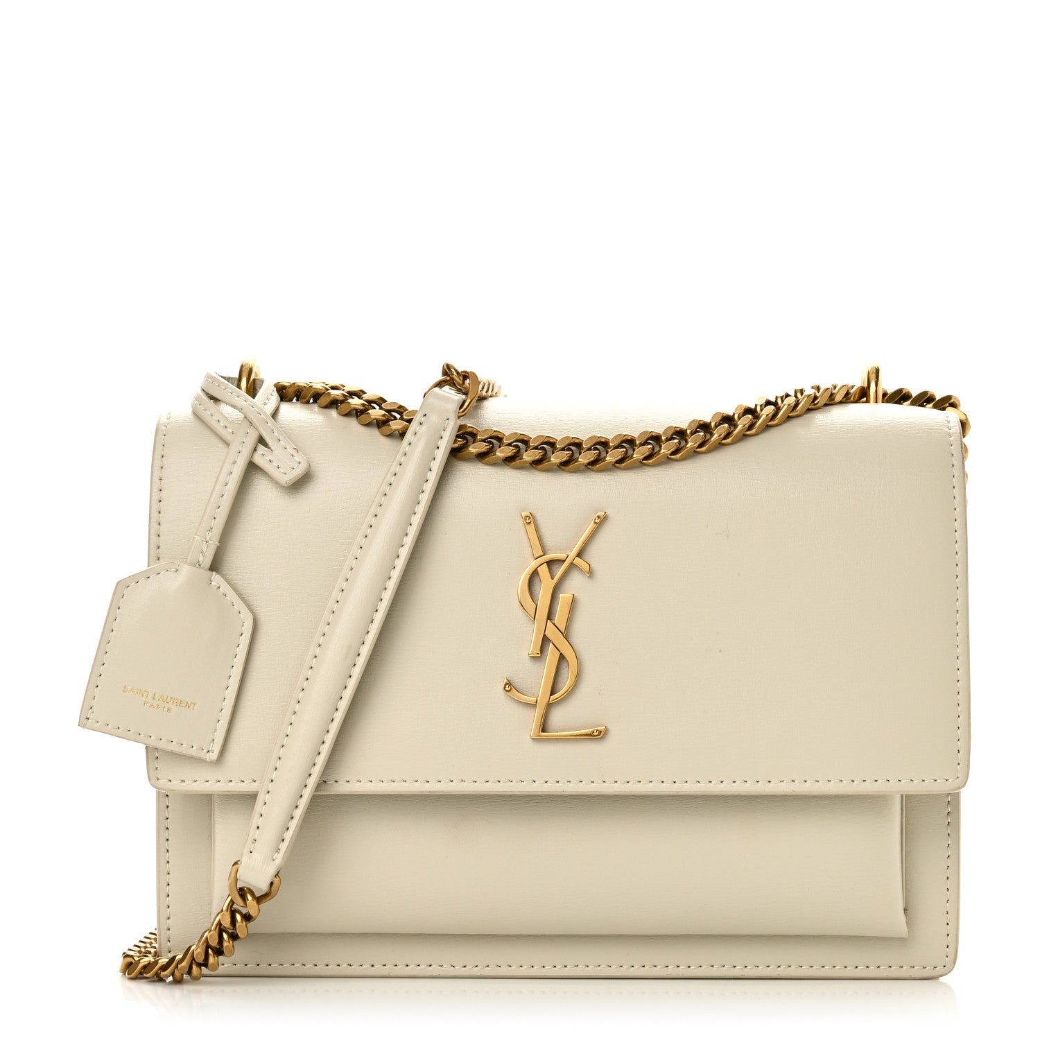 Saint Laurent Calfskin Medium Monogram Sunset Crema Soft 1 of 8