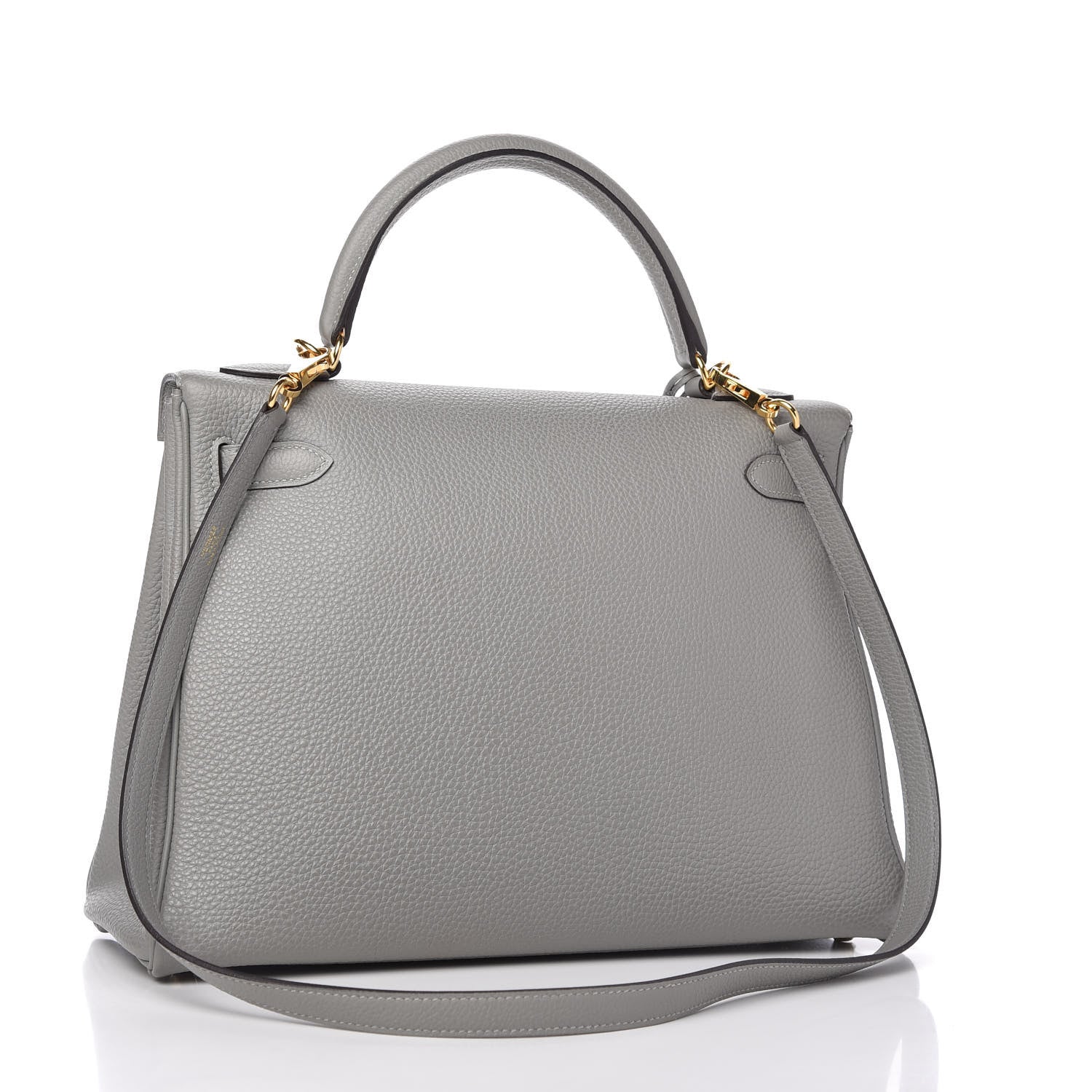 Hermes Togo Kelly Retourne 32 Gris Mouette 3 of 10