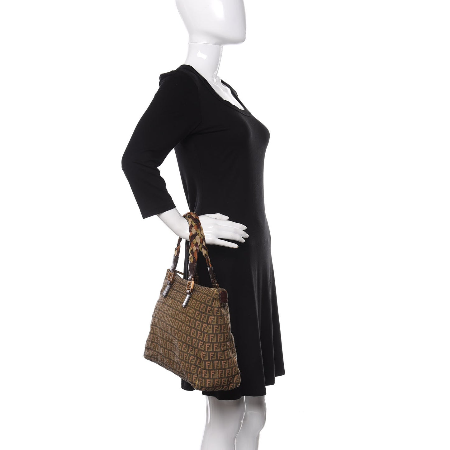 Zucchino Braided Roll Tote Multicolor