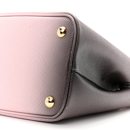 Prada Saffiano Cuir Mini Double Bag Alabastro 9 of 9