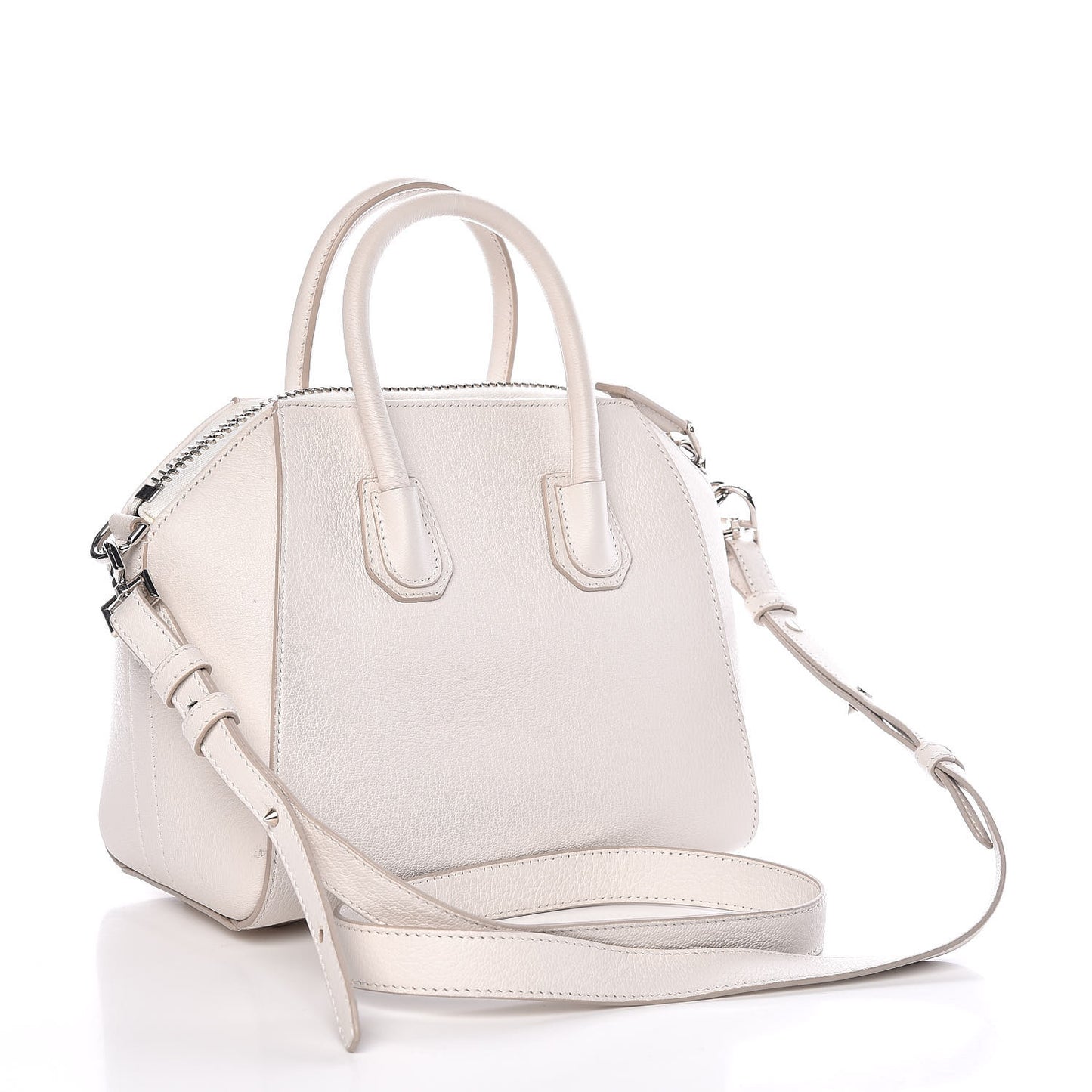 Sugar Goatskin Mini Antigona White