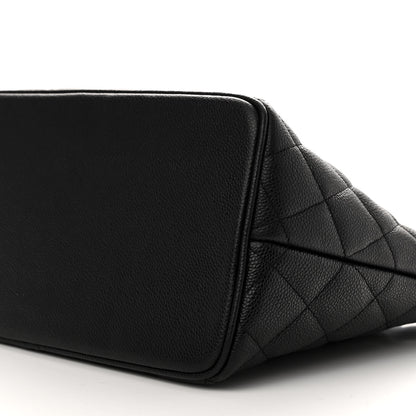 Chanel Caviar Quilted Medallion Tote Black 10 of 11