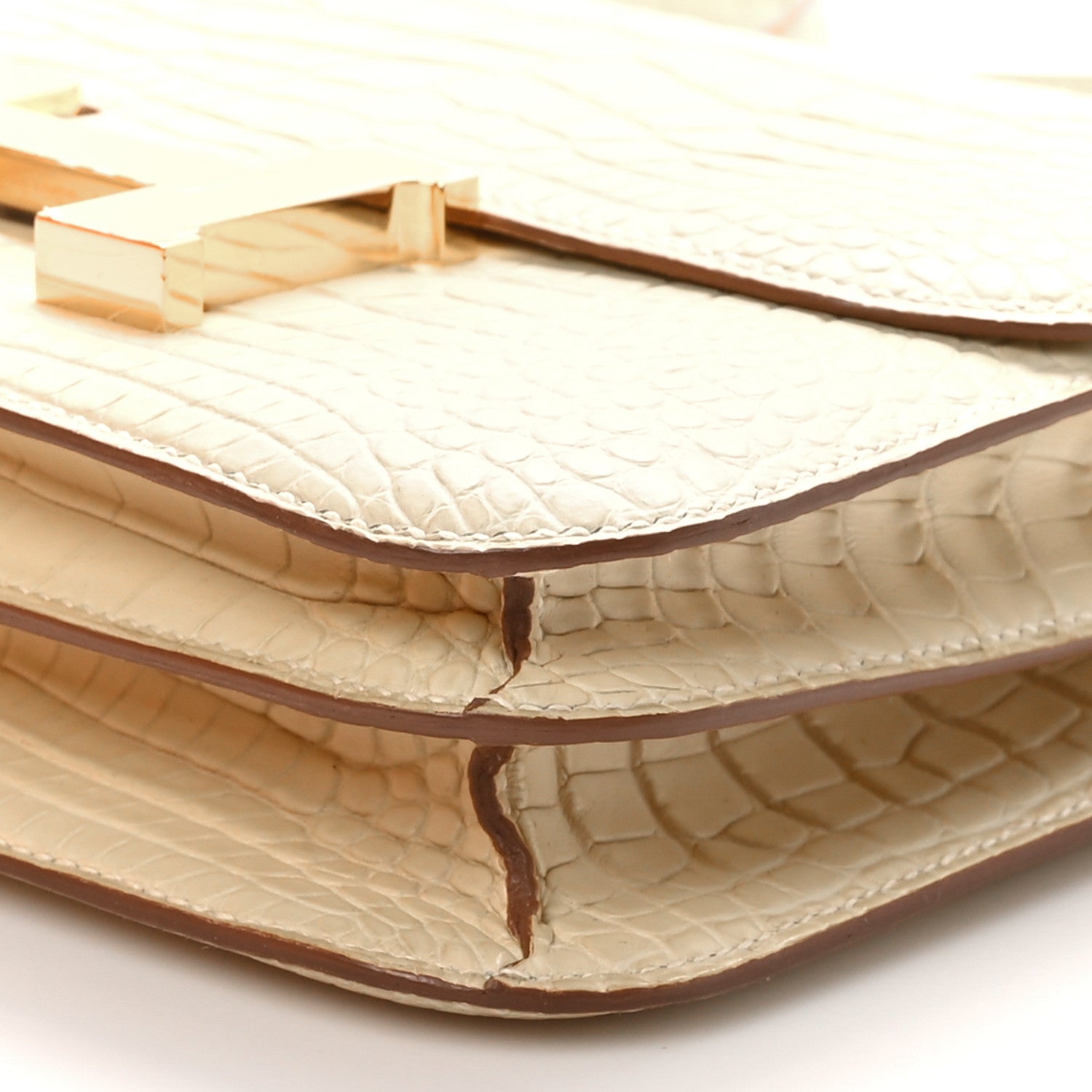 Hermes Matte Alligator Constance 18 Beton 10 of 13