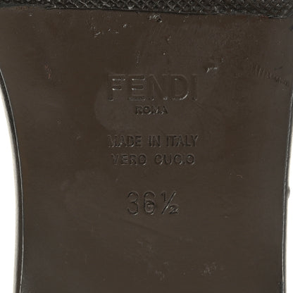Fendi Vitello Cuoio Baguette Flat Slide Sandals 36.5 Maya 7 of 8