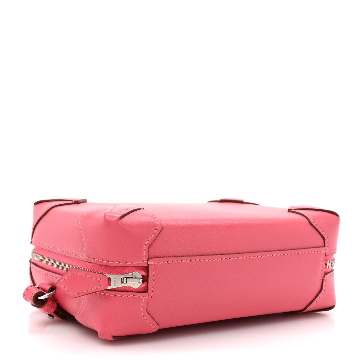 Hermes Tadelakt Mini Pochette Maxibox Rose Lipstick 4 of 8