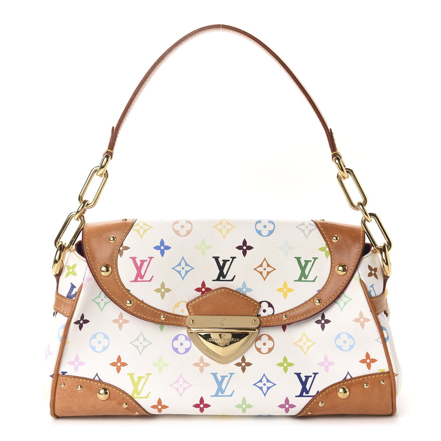 Monogram Multicolor Beverly MM White