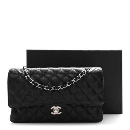 Chanel Caviar Quilted Medium Double Flap Black 11 of 11