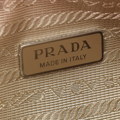 Prada Shearling Mini Re-Edition 2000 Bag Ecru 6 of 8