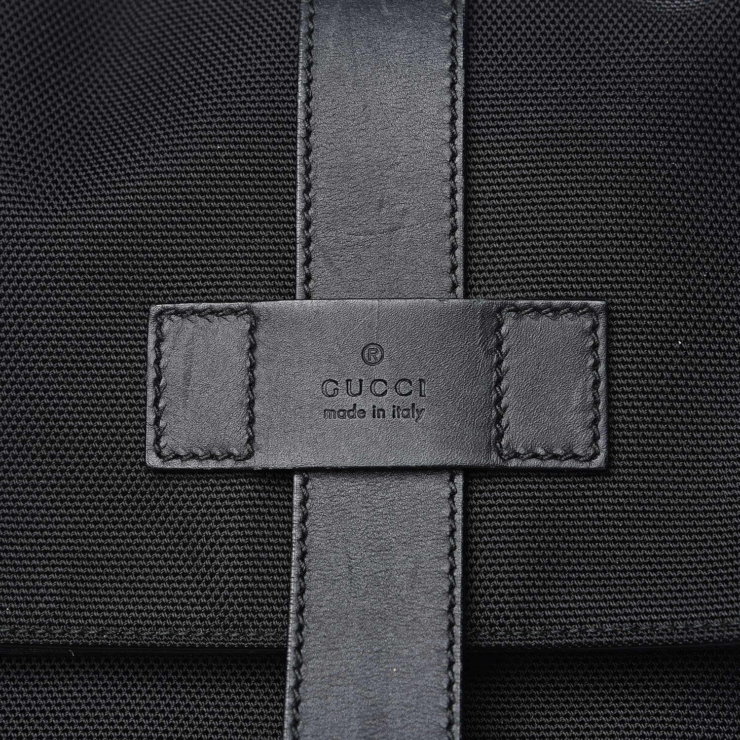 Gucci Techno Canvas Web Single Buckle Backpack Black 13 of 14
