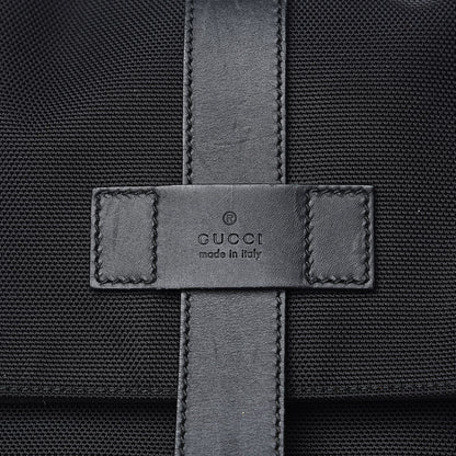 Gucci Techno Canvas Web Single Buckle Backpack Black 13 of 14