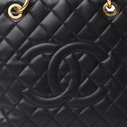 Chanel Caviar Quilted Grand Shopping Tote GST Black 10 of 10