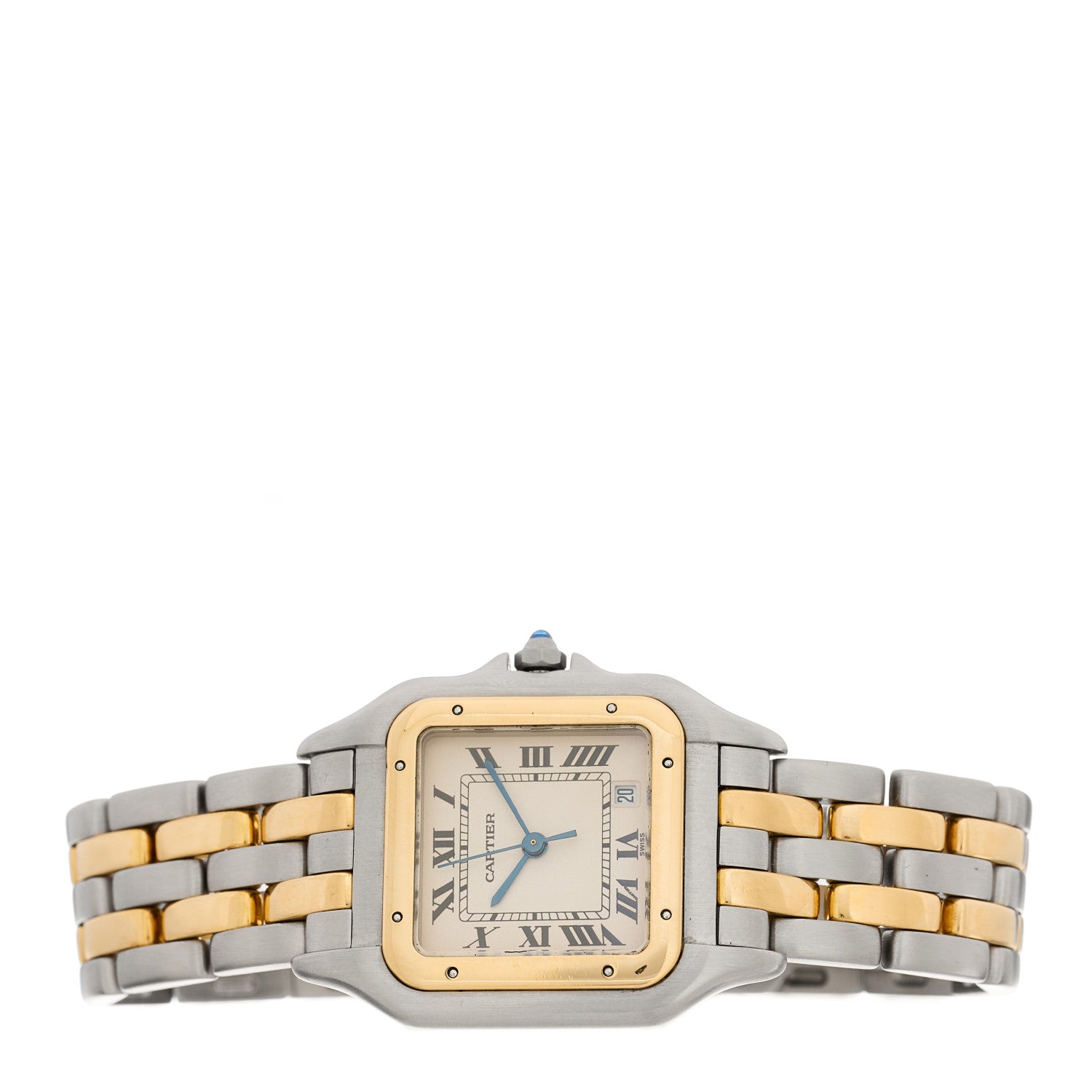 Cartier Stainless Steel 18K Yellow Gold 27mm Panthere Quartz Watch 2 of 4