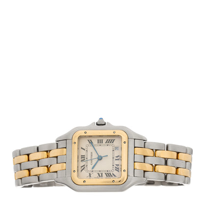 Cartier Stainless Steel 18K Yellow Gold 27mm Panthere Quartz Watch 2 of 4