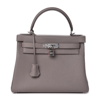 Hermes Togo Kelly Retourne 28 Etain 1 of 34